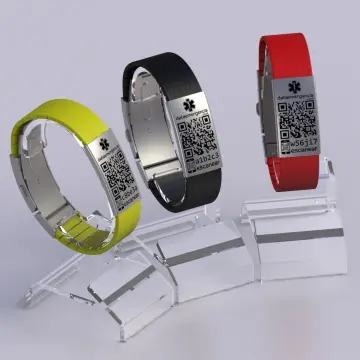 Línea de Brazaletes QR para casos de Emergencia con Póliza de Seguros de Accidentes Personales.