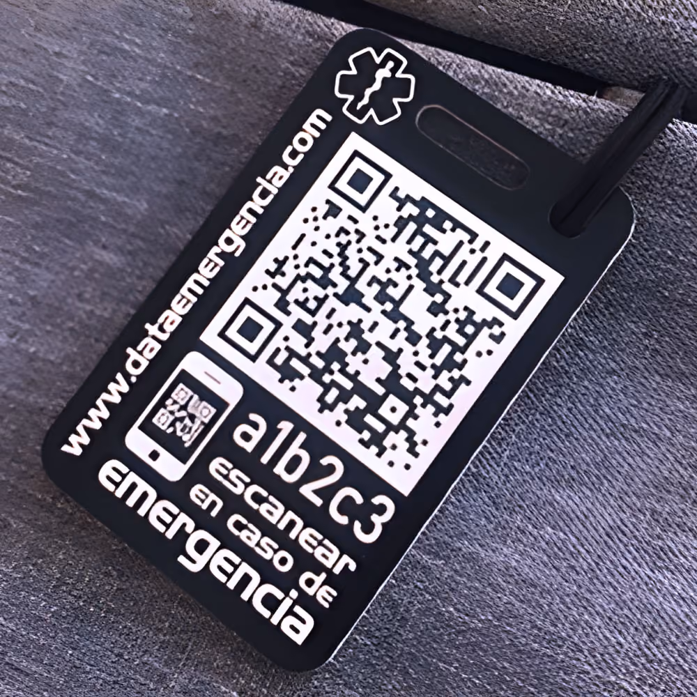Identificador QR - Tag QR (Paq. 3 unidades)