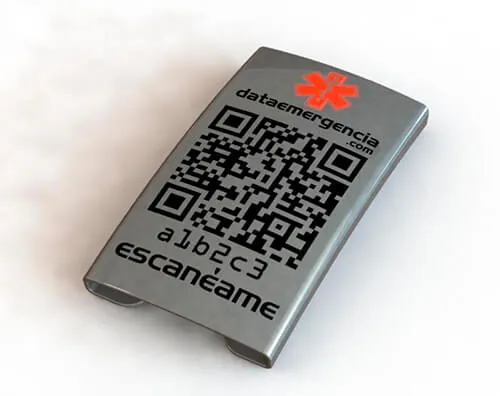 identificador QR en caso de emergencia scaem
